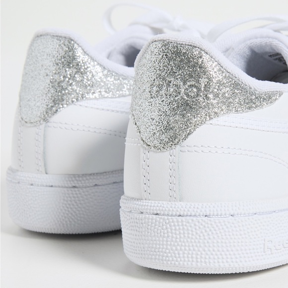 REEBOK CLUB C 85 GLITTER SNEAKERS - Picture 2 of 9